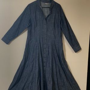 Thin jean dress